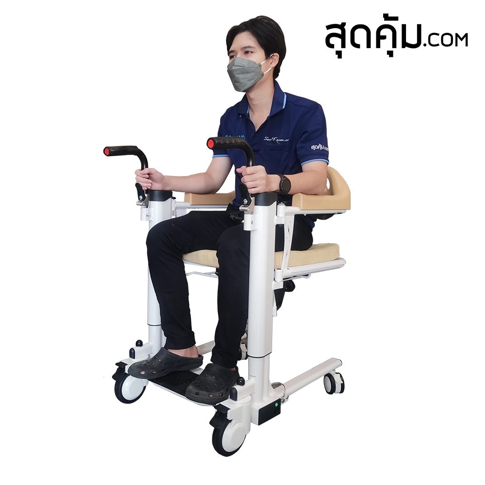 รถเข็นเคลื่อนย้าย พยุงผู้ป่วย นั่งถ่าย แบบไฟฟ้า อเนกประสงค์ T-Fer-AutoLifter (ที-เฟอร์-ออโต้ลิฟต์เตอร์)